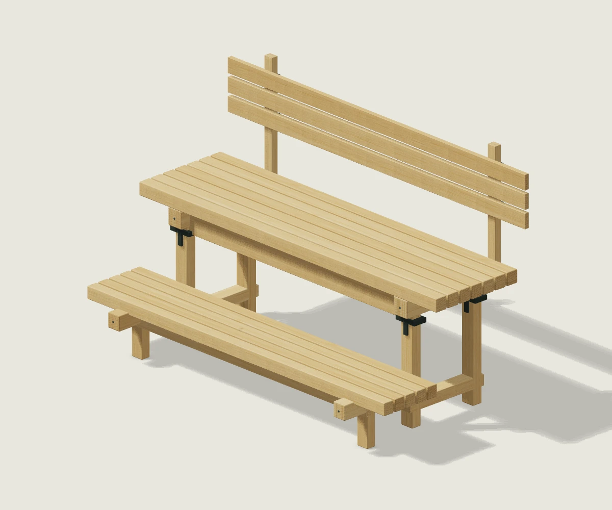 Modulinė pirties sistema, 3D vizualizacija